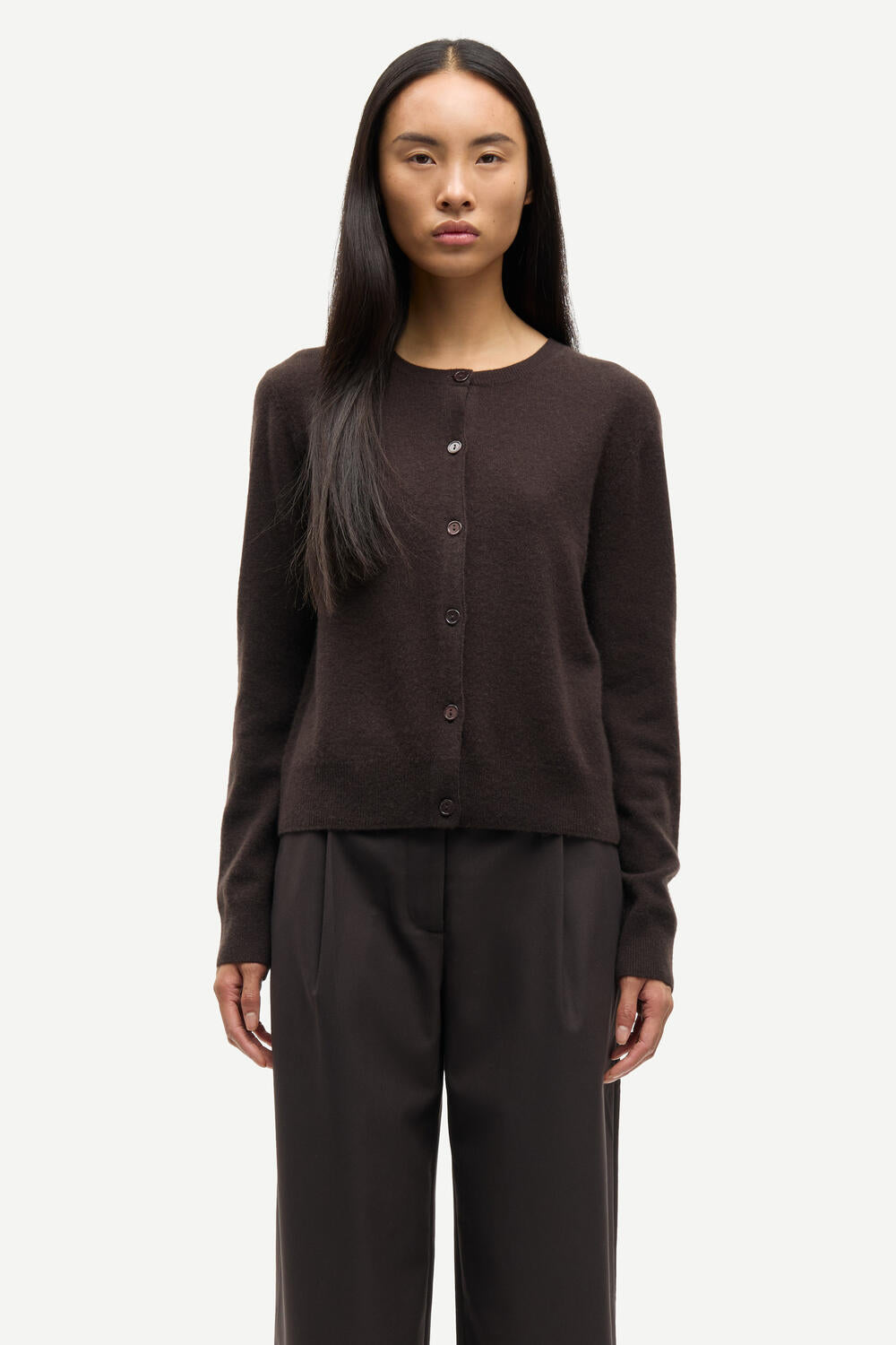 Saboston cardigan - Black Coffee
